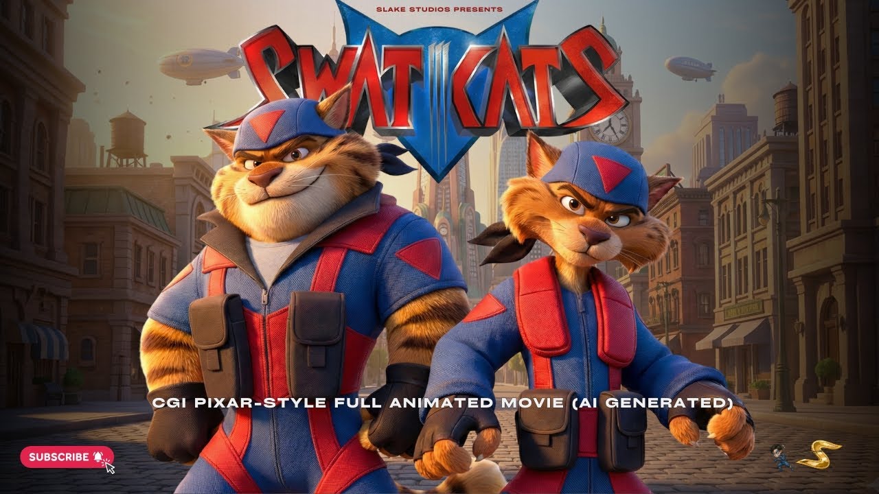 CGI Animated Short Film: "The SWAT Kats - Returns" | AI Animation by Slake Studios
