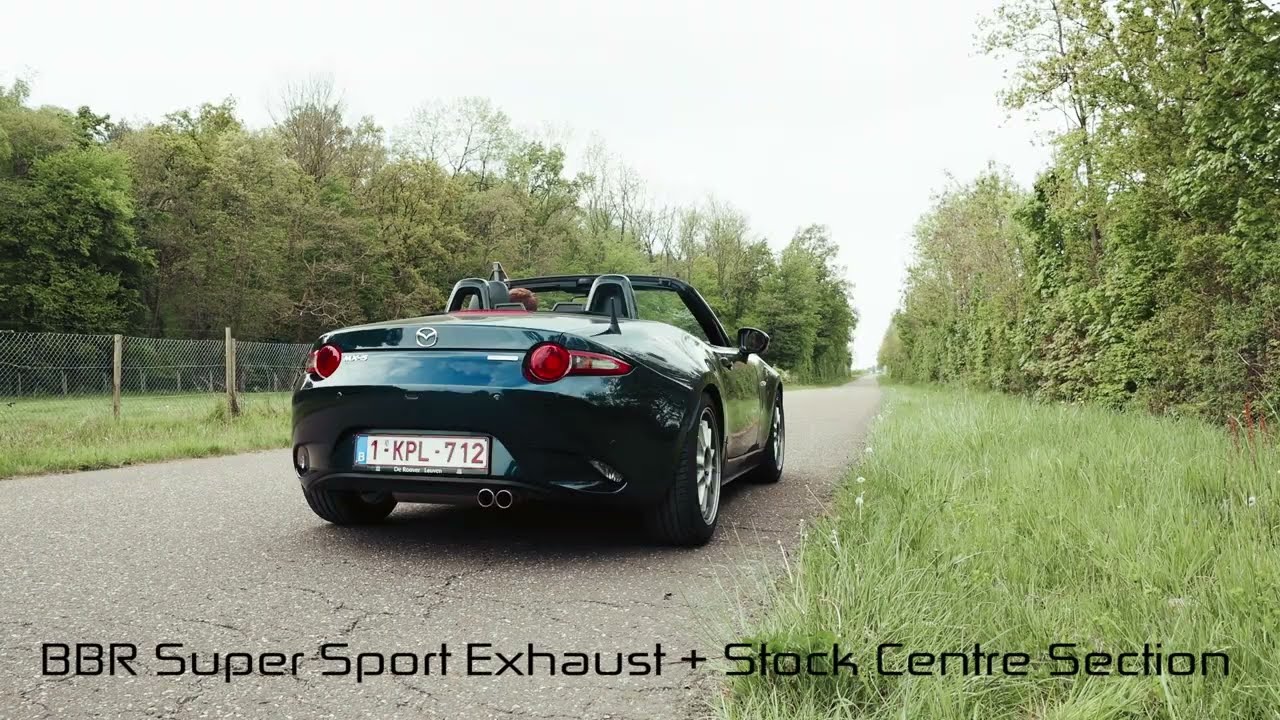 Mazda MX5 ND - BBR EXHAUST COMPARISON!