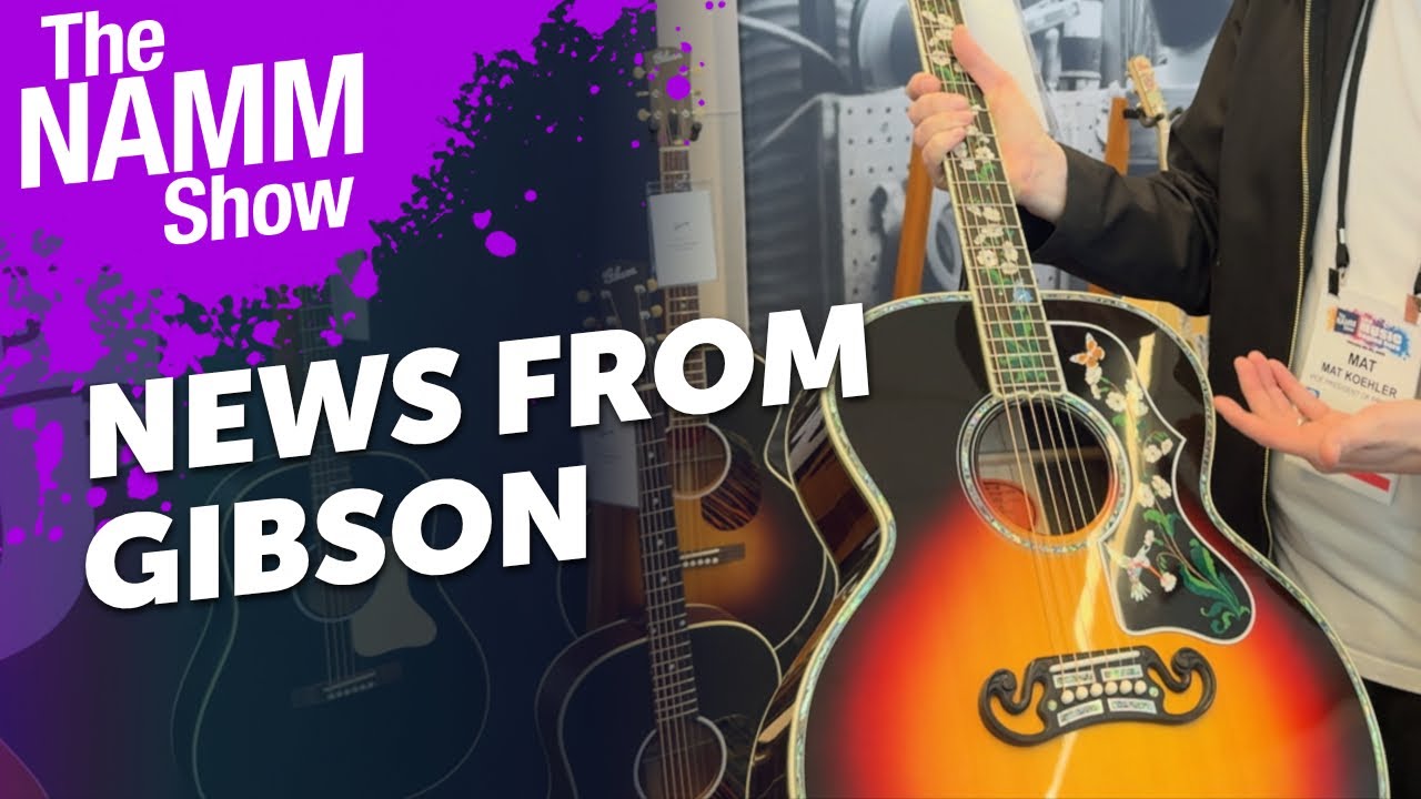 Gibson Century Collection – 100 Years of Gibson Flat-Tops! | NAMM 2026