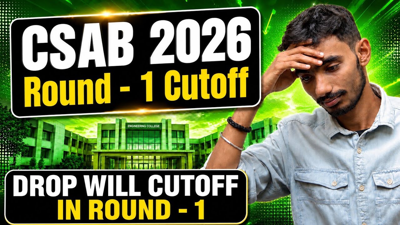 CSAB 2026 Round 1 Cutoff 🔥 NIT IIIT GFTI Expected Cutoff | All Category Wise Analysis #CSAB2026 #NIT