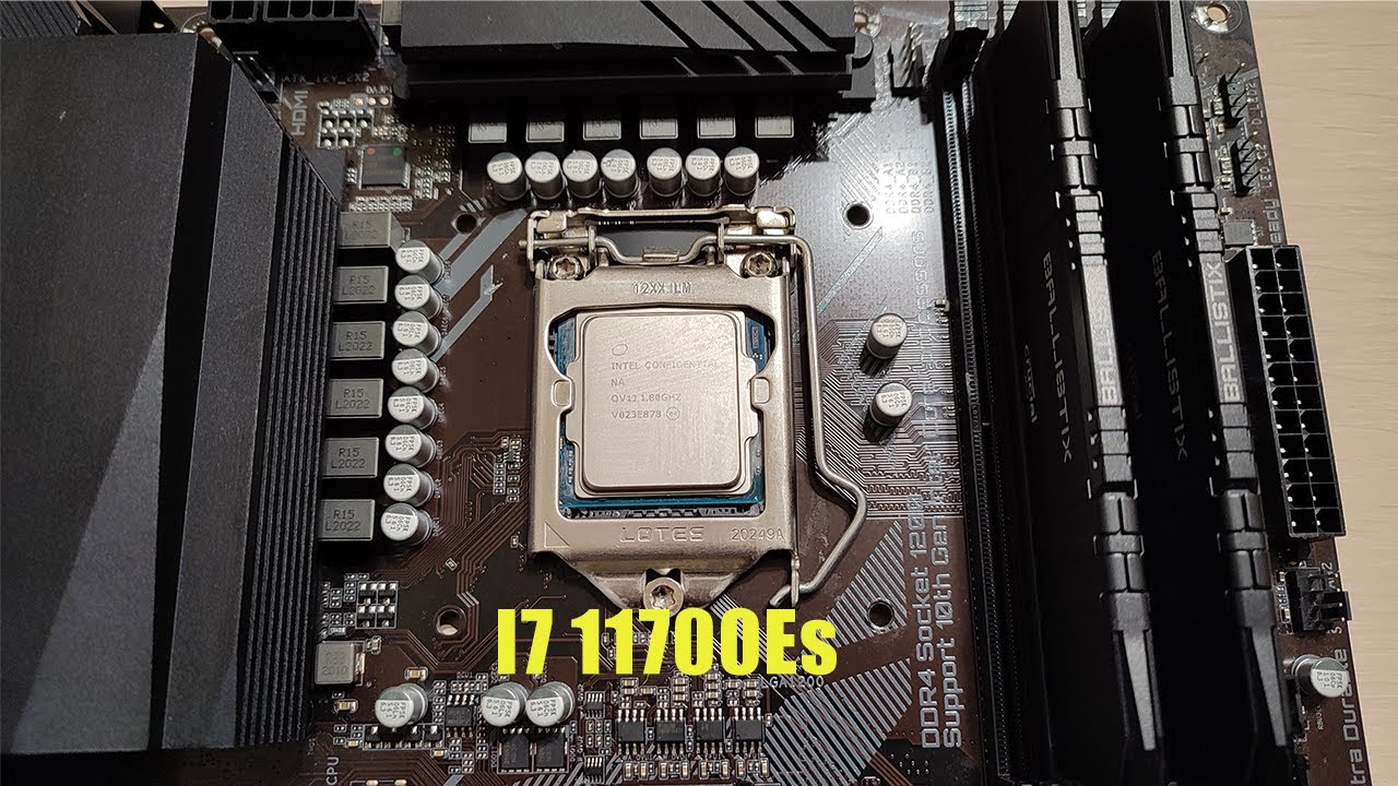 Очередной топ???  I7 11700 ES QV1J  с AliExpress. Тесты в играх + бенчмарки.