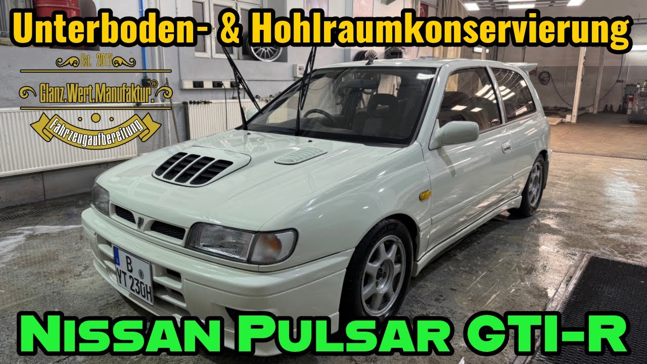 Nissan Pulsar GTI-R von @newkidsmarlon bekommt Unterboden- & Hohlraumkonservierung.