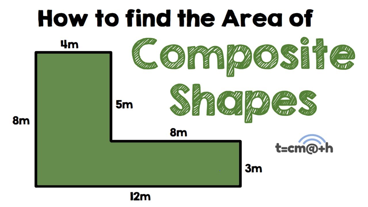 Find the Area of Composite Shapes Easily - How to work out the Area of ANY Composite Figure.