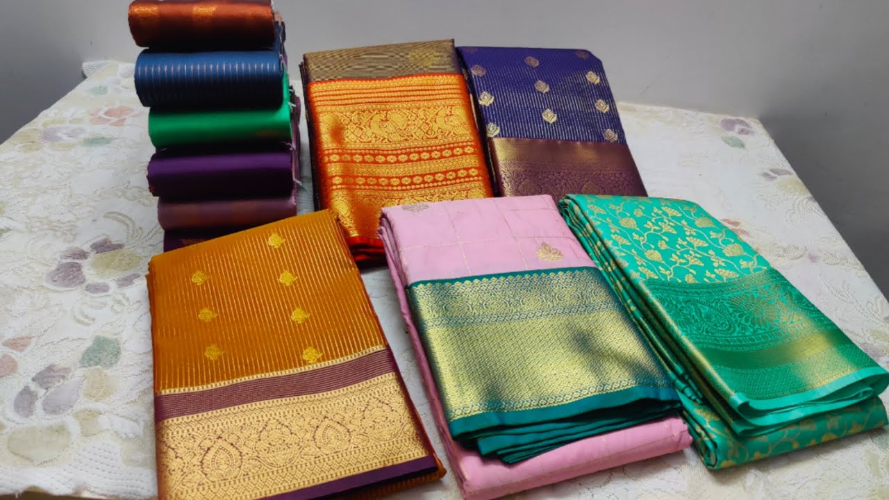 🌟 Muhurtham Pattu Sarees ✨Wedding Silk Part - 9 💞 WhatsApp 7904777474🦚 MAA Boutique 