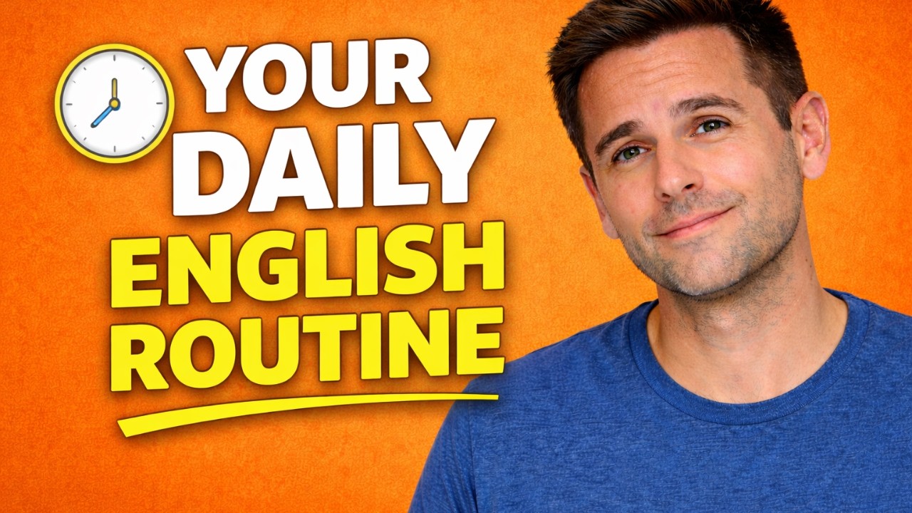 Daily English Practice Routine | Slow Listening & Shadowing | A1–A2 Real-Life Fluency Growth