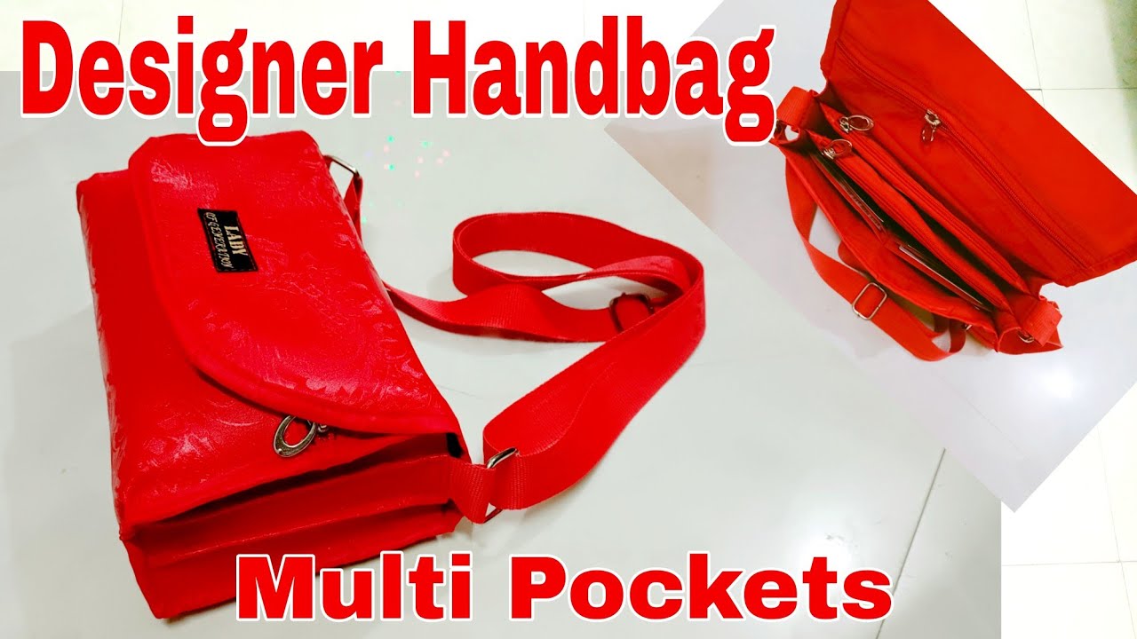 DIY: Designer Handbag No.93, With Multi Pockets By Anamika Mishra...