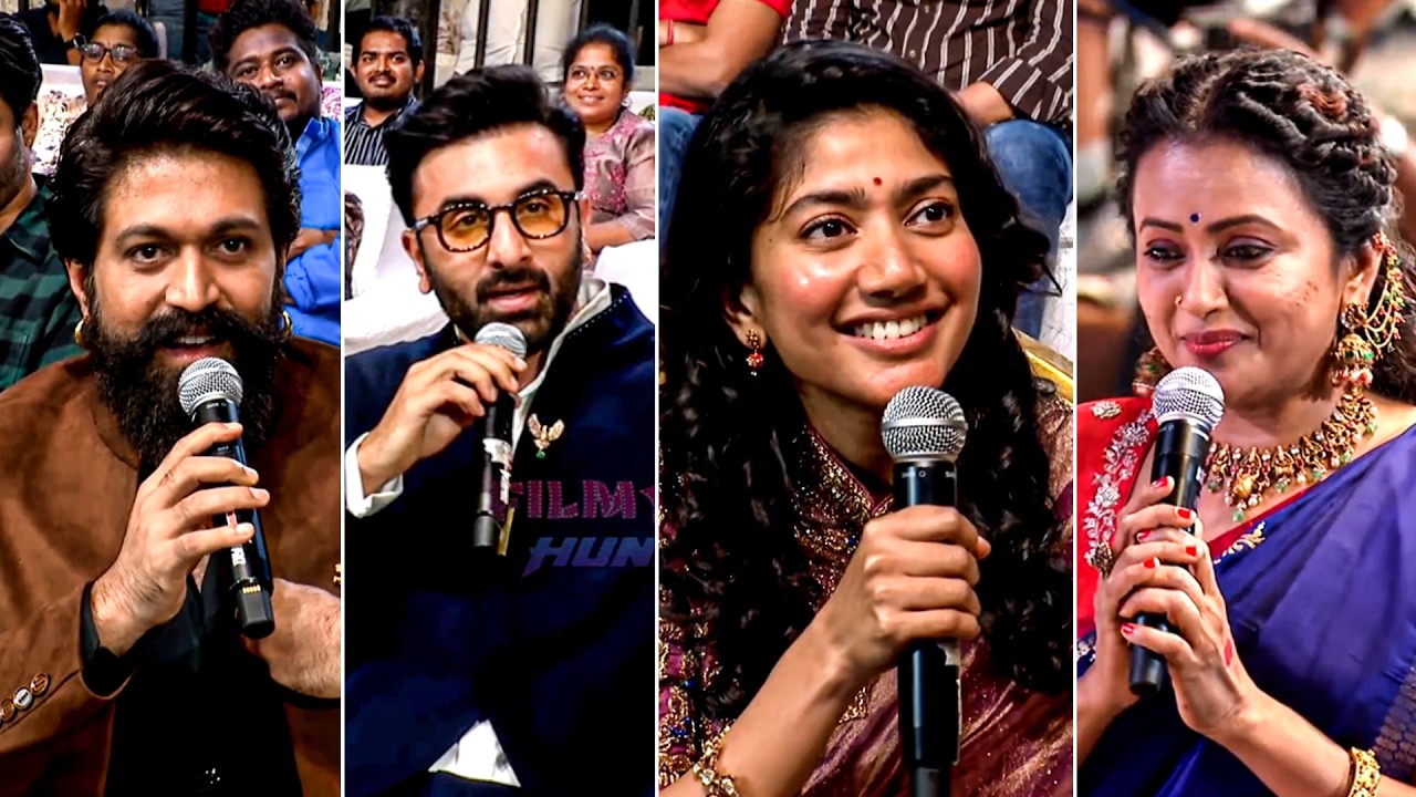 Suma FUN Interaction With Yash & Ranbir Kapoor and Sai Pallavi @  Ramayana Pre Release Event | FH