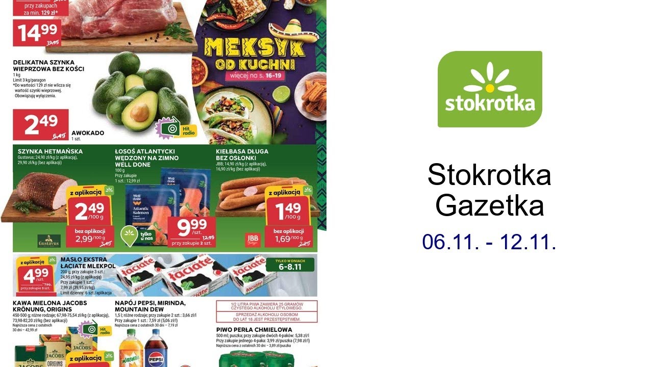 Stokrotka Gazetka 06.11. - 12.11.