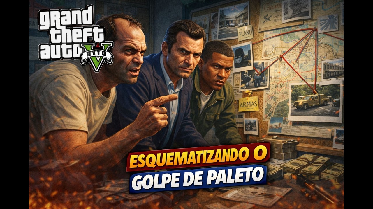 ESQUEMATIZANDO O GOLPE DE PALETO - GTA V