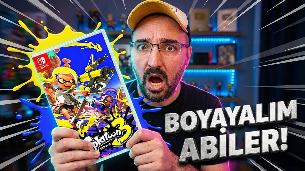 Splatoon 3 Paket Açılışı - Türkçe Oynanış - (Nintendo Switch Oled) Nintendo Türkiye