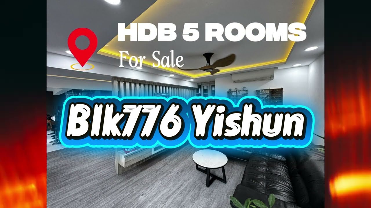 HDB 5 rooms Blk776 Yishun for Sale - Rare !!!