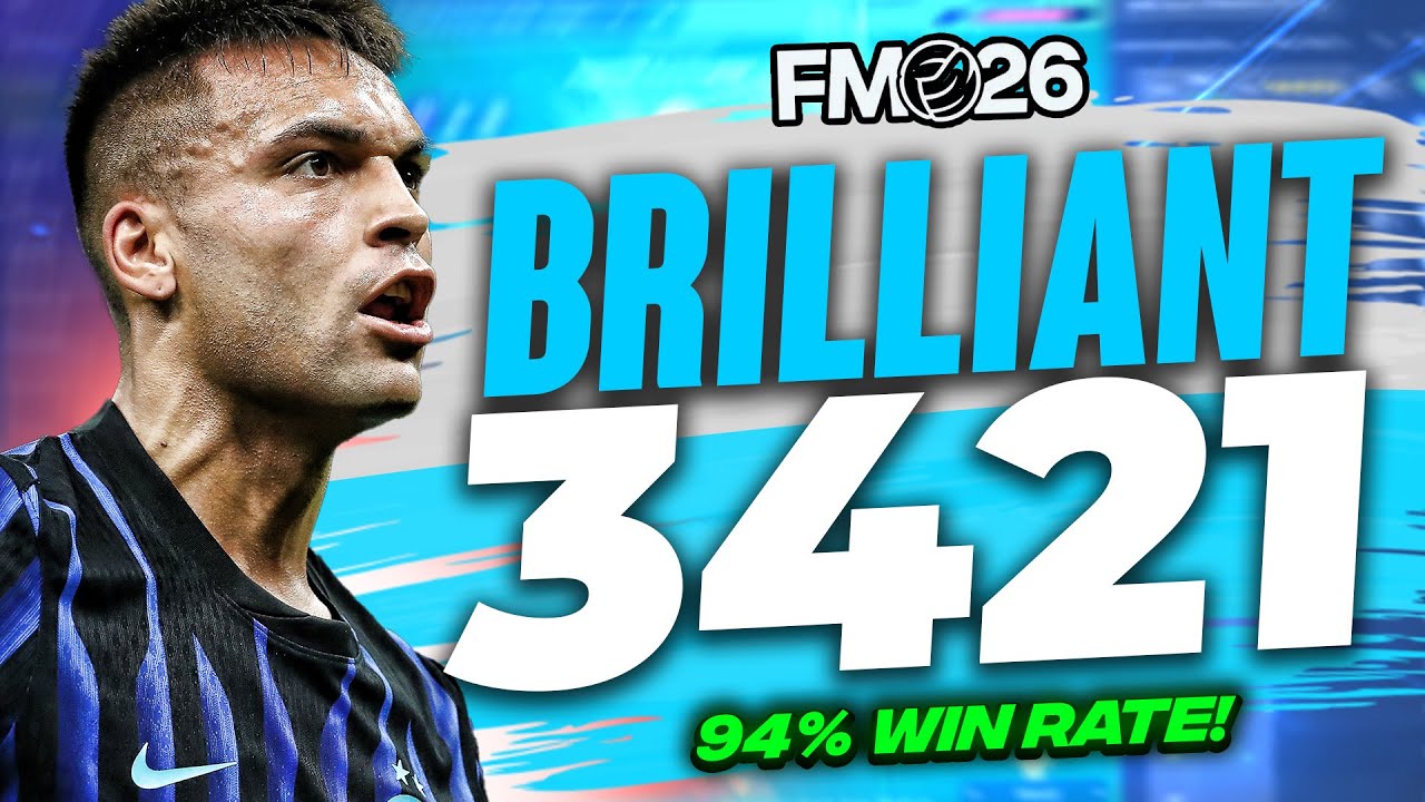 БЛЕСТЯЩАЯ тактика 3-4-2-1 в FM26! | Процент побед 94% | Лучшая тактика в FM26