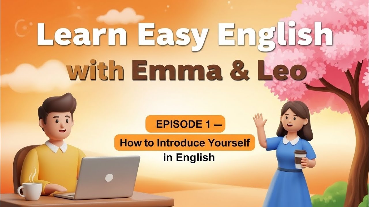 Introduce Yourself in English — Easy Step-by-Step (Beginner A1) | English Flow Studio