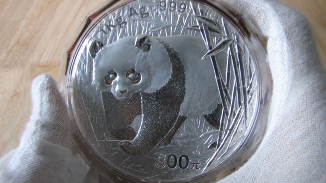 [HD] 2002 Chinese Silver Panda - 1 Kilo Silver Coin