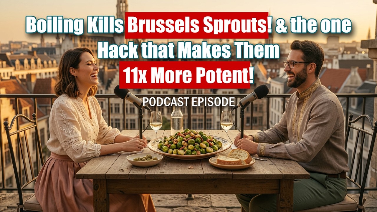 Brussels Sprouts: Heating Tip, Potency Hack, 40-min Rule, Genomic Protection, Caffeine, & Best Parts