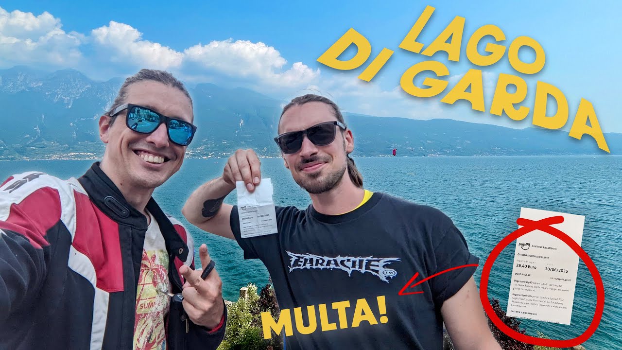 HO PRESO LA MULTA AL LAGO DI GARDA in moto!