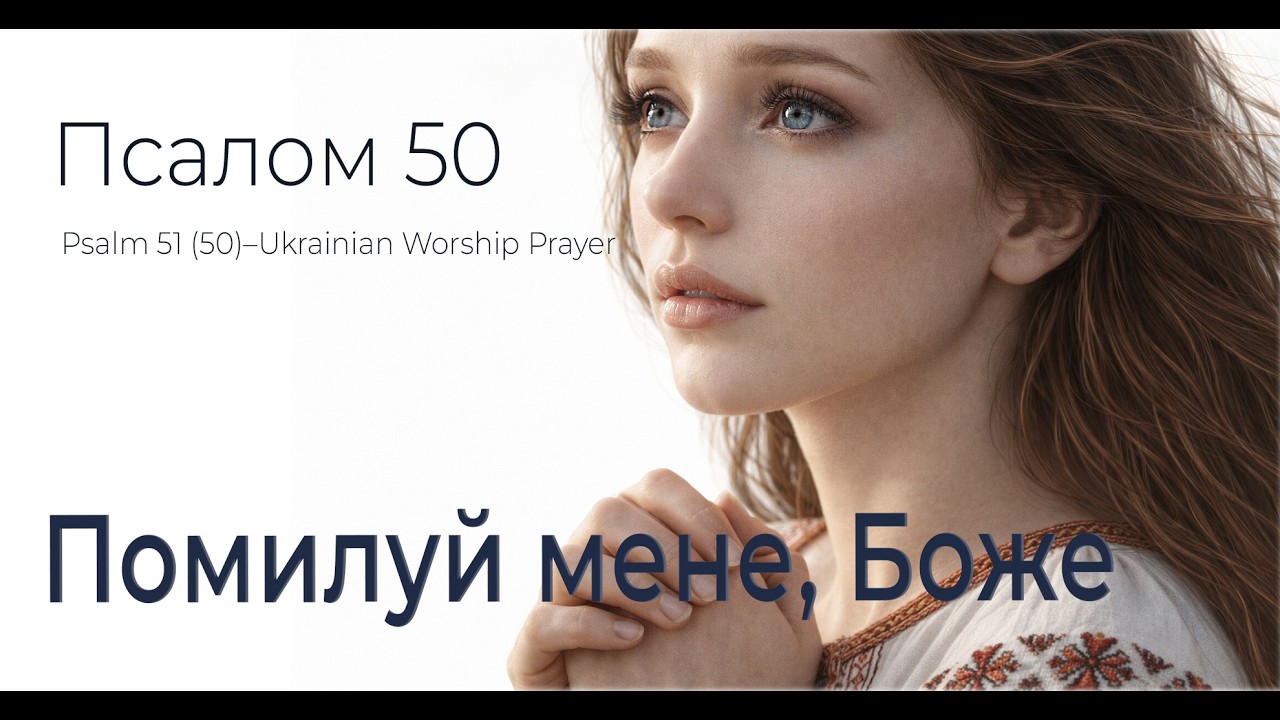 Псалом 50 (Помилуй мене, Боже) | Psalm 51 (50) – Ukrainian Christian Worship Prayer