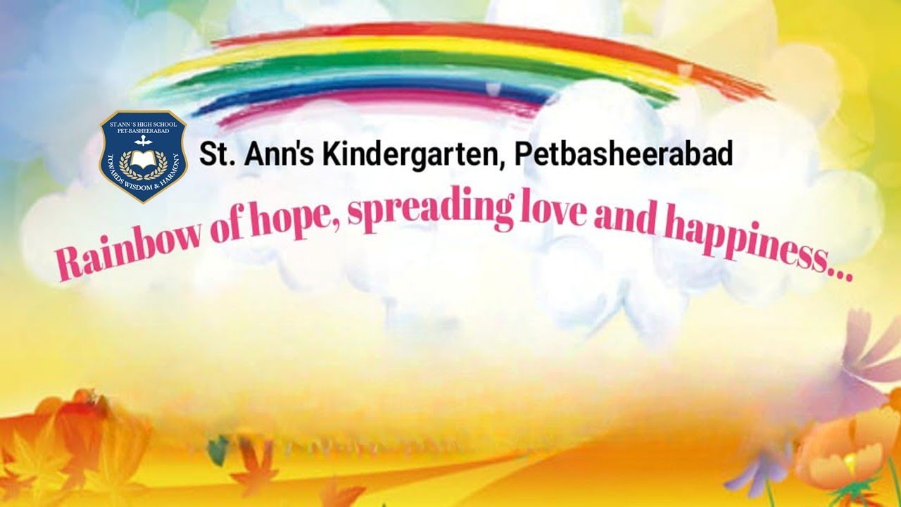 ST ANN'S HIGH SCHOOL (CISCE) - PETBASHEERABAD, KINDERGARTEN COLOURS DAY CELEBRATION 2025.