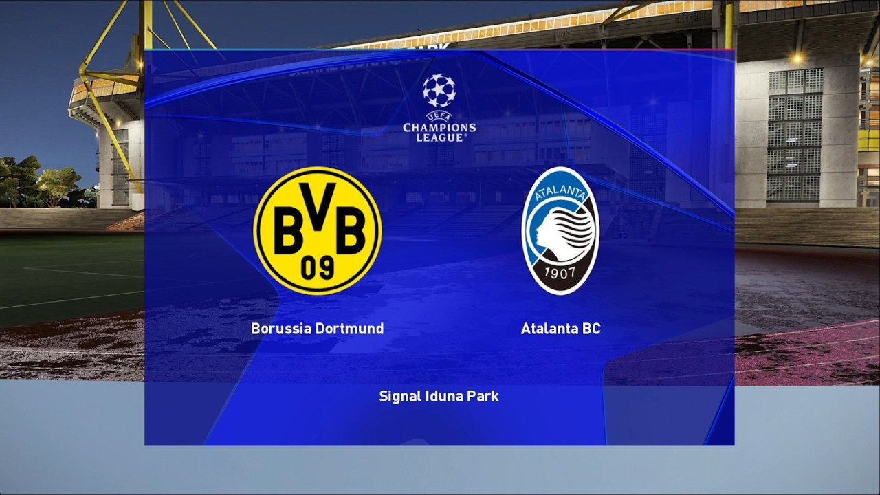 Borussia Dortmund vs Atalanta | Signal Iduna Park | 2025-26 UEFA Champions League | PES 2021