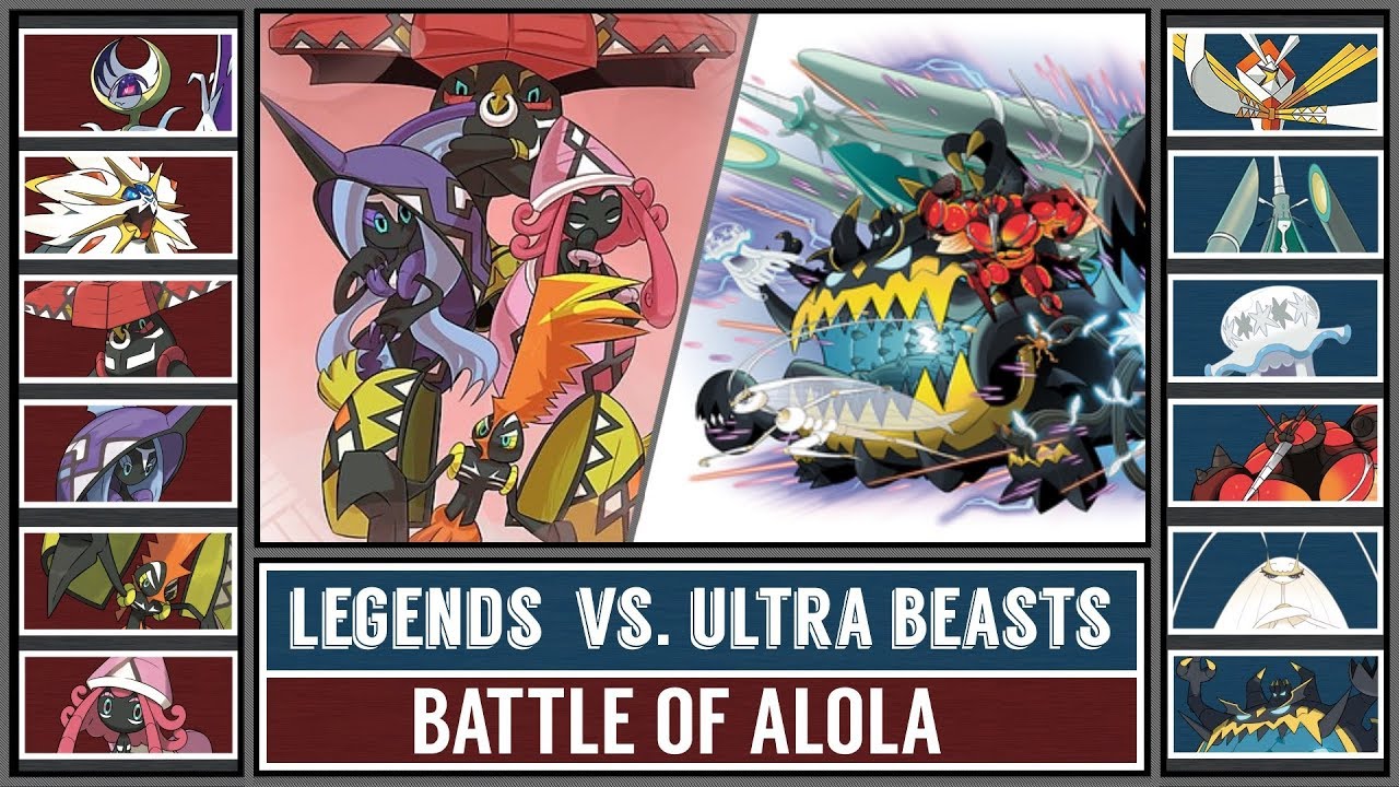 Alola Legends vs. Ultra Beasts (Pokémon Sun/Moon) - Battle of Alola
