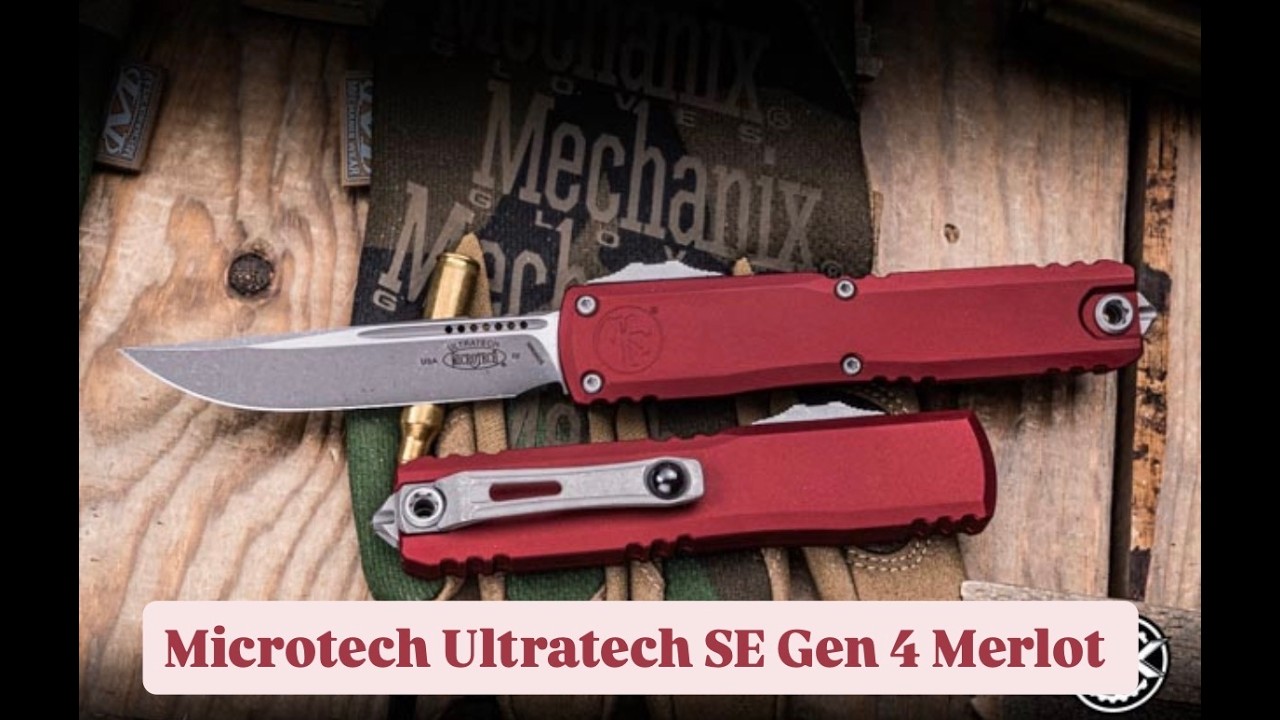 Ніж Microtech Ultratech SE Gen 4 Merlot. Чому такий колір. Давайте порівняємо з Ultratech ZBP.