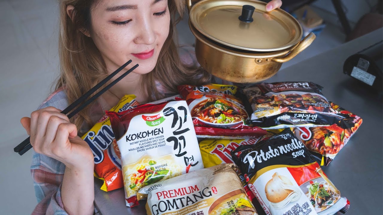 Tiendas Coreanas y RamenㅣVarios tipos de Ramen Coreano