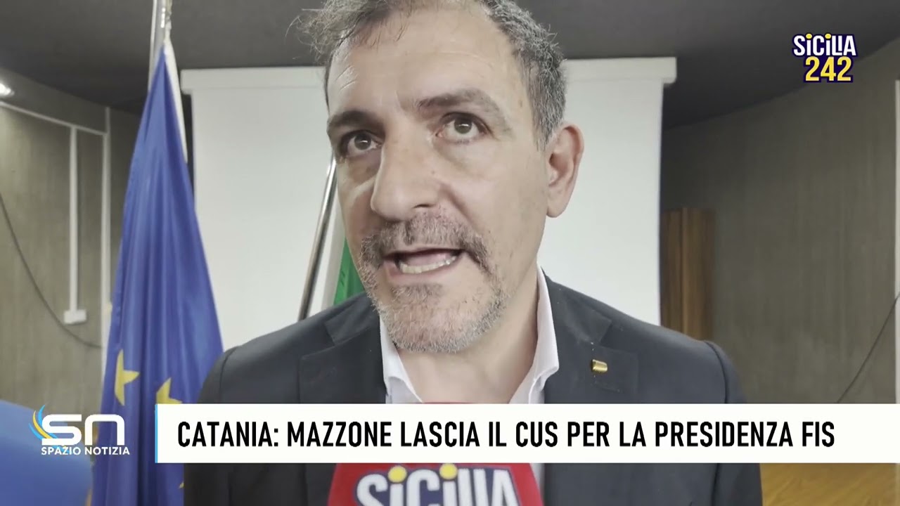 Catania: Luigi Mazzone, eletto presidente della FIS, lascia la guida del Cus