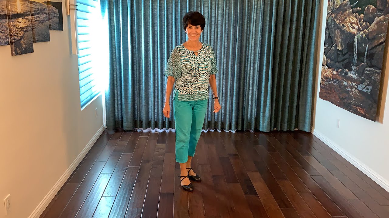 Inside Your Heaven line dance demonstration and tutorial by Stephie
