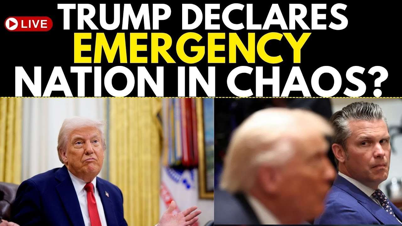 LIVE: Trump DECLARES EMERGENCY&mdash; Urgent Meeting CALLED at White House | Trump Live | US Breaking News
