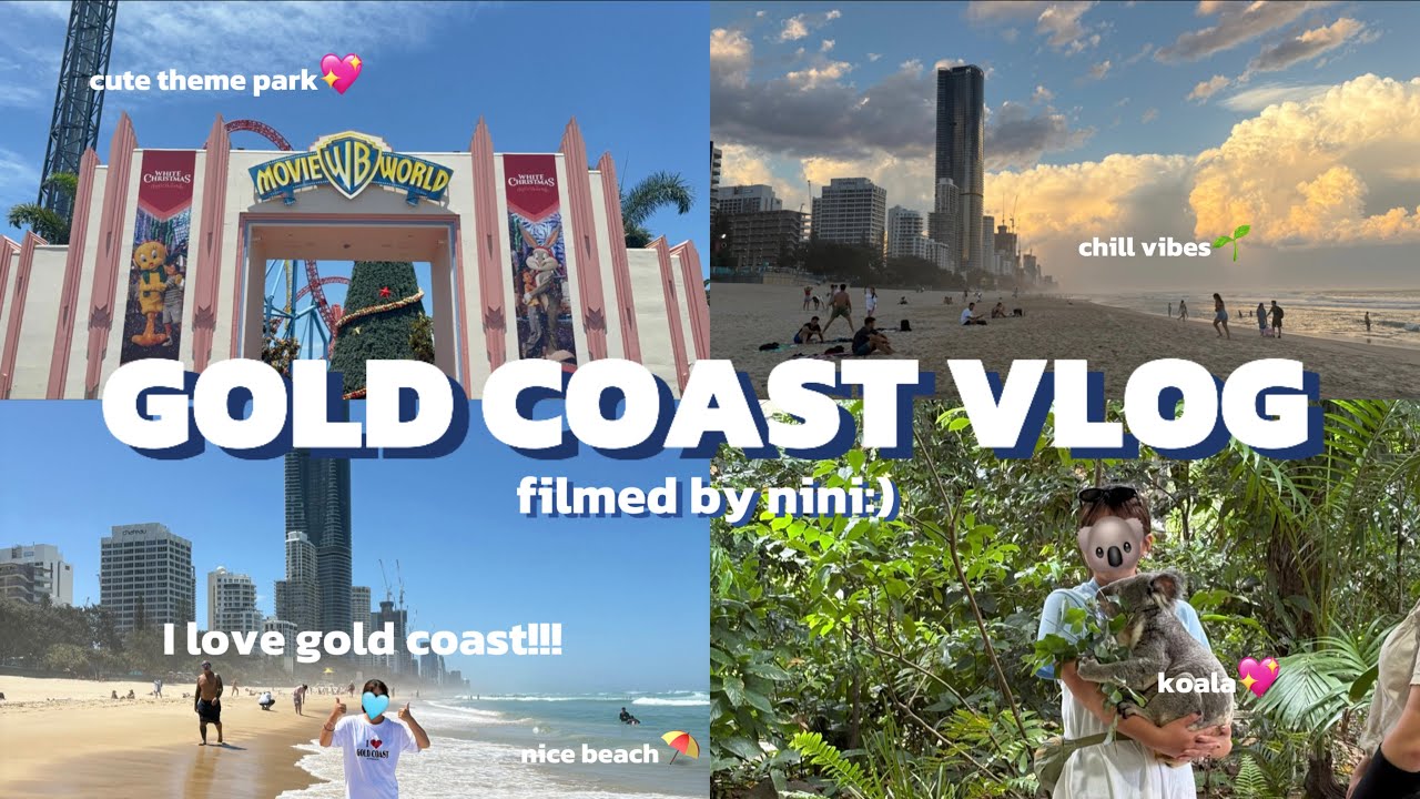 【ゴールドコーストVLOG】嫌なことがあったらゴールドコーストの海とコアラを見て元気だそう！！！！🌊✈️🐨💖
