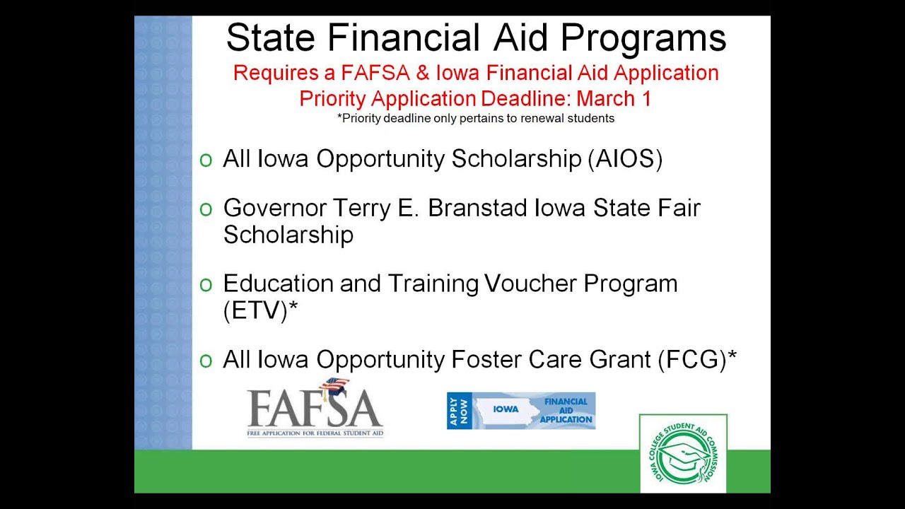 IASFAA s School Counselor Webinar Series-  State Update- 1-30-2015