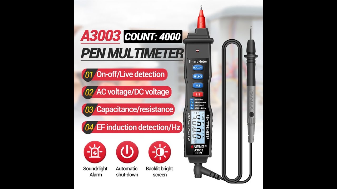 ANENG A3003 Digital Multimeter Pen Type Meter / ANENG A3003 Цифров мултицет Измервател тип писалка