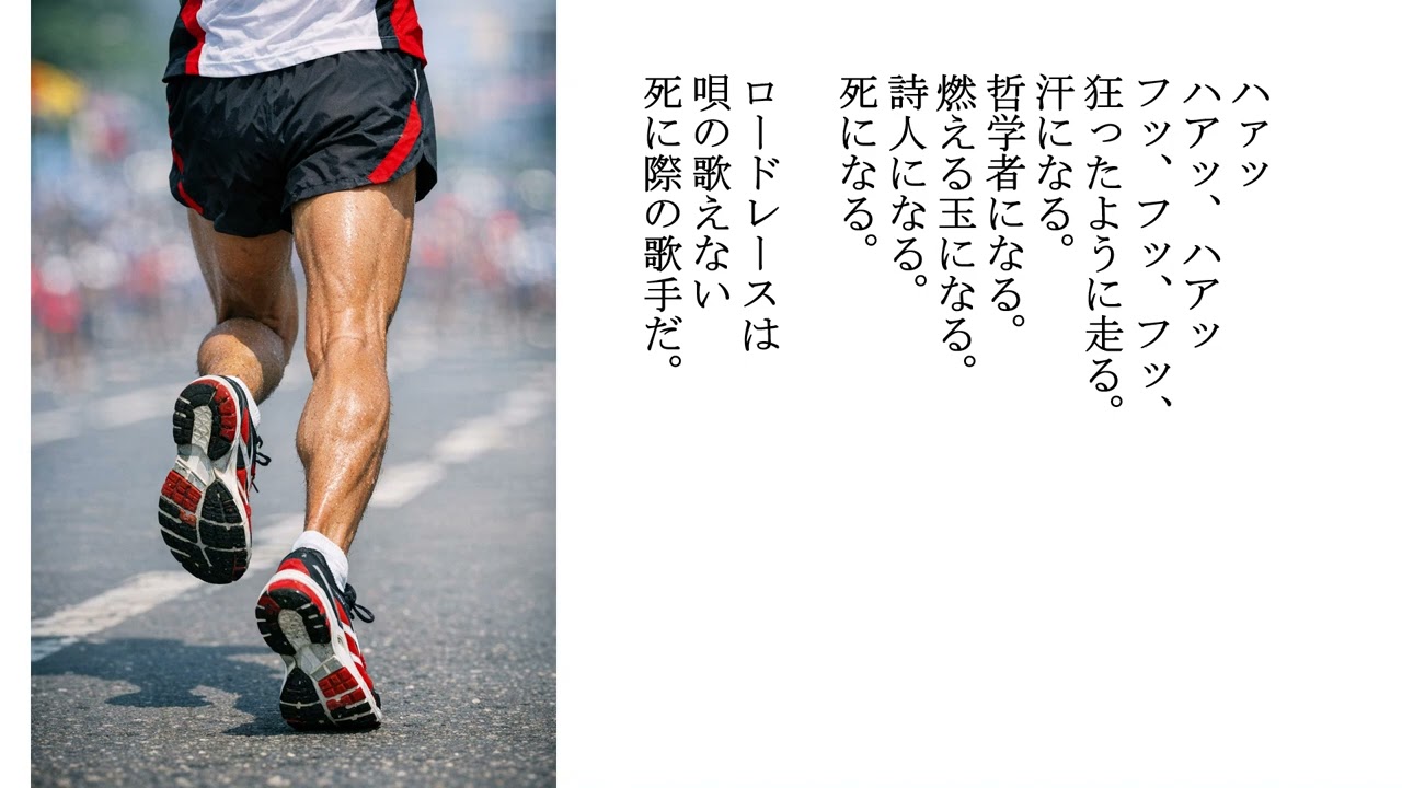 映像現代詩「マラソン・ランナ――孤独を走り抜ける詩」