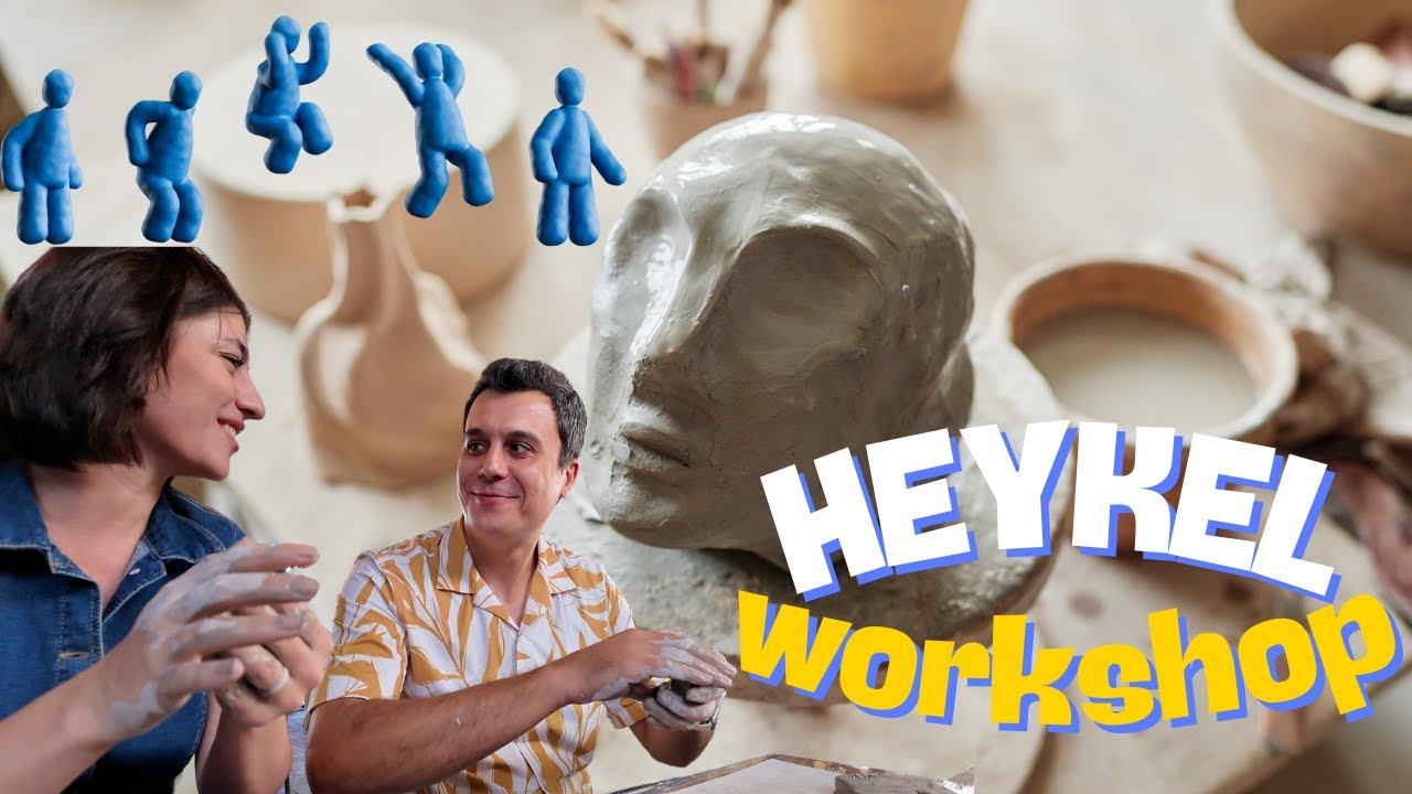 KARIMLA HEYKEL YAPTIK / HEYKEL WORKSHOP VLOG #heykeltraş #heykel #workshop #vlog