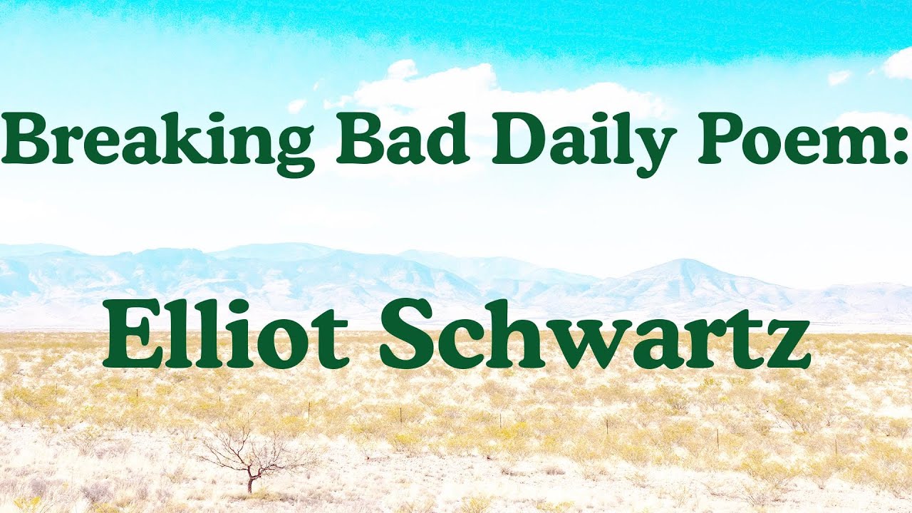 Breaking Bad Daily Poem: Elliot Schwartz
