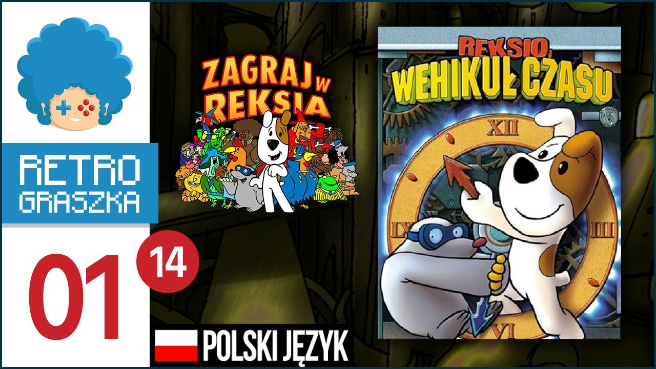 Reksio i Wehikuł Czasu PL #1 (#14) | Sofam się w czasie z lampuńcią! XD