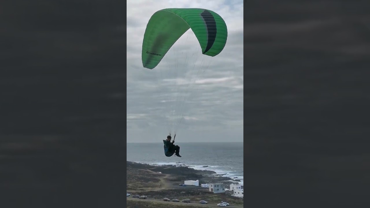 Starkwindstarts Lanzarote Tenesar  gleitschirmfliegen paragleiten paragliding parapente strong wind