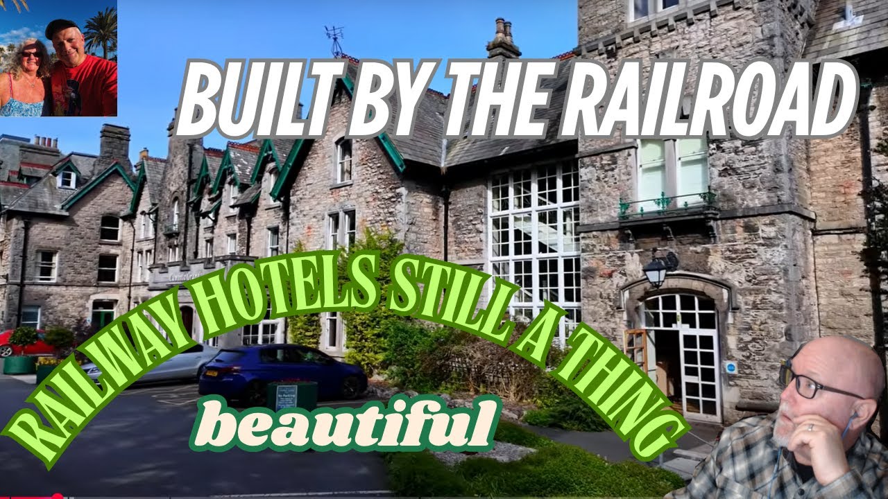 Mark from the States Learns About Grange-over-Sands, Cumbria and Railway Hotels w/ RogEdwards TV