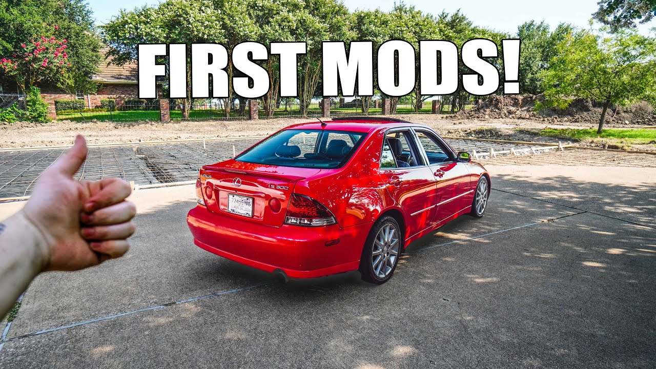FIRST MODS FOR THE IS300!