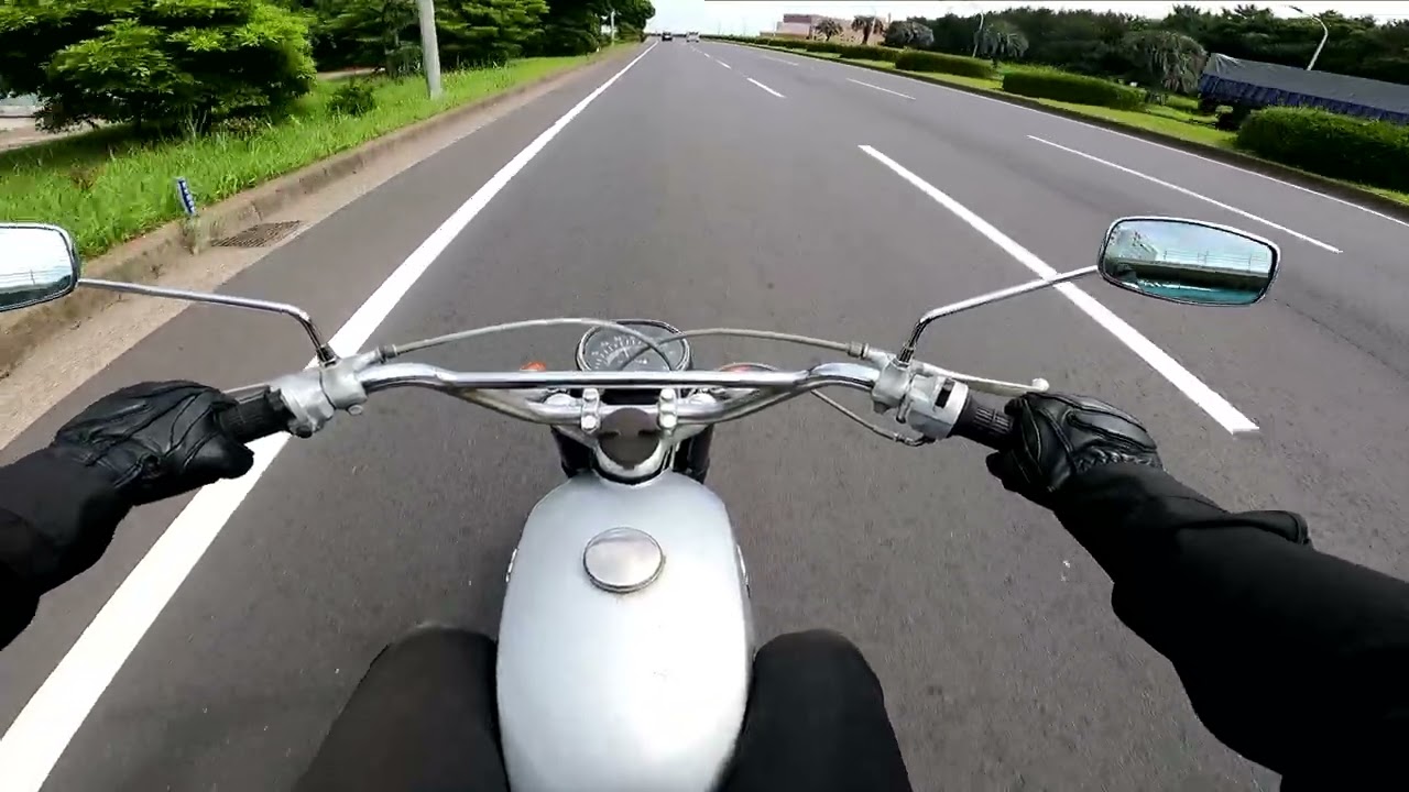 1966 HONDA CL125 CL93 TEST RIDE 試走動画
