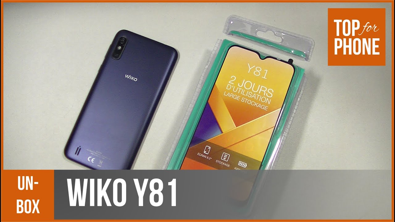 WIKO Y81 - déballage par TopForPhone