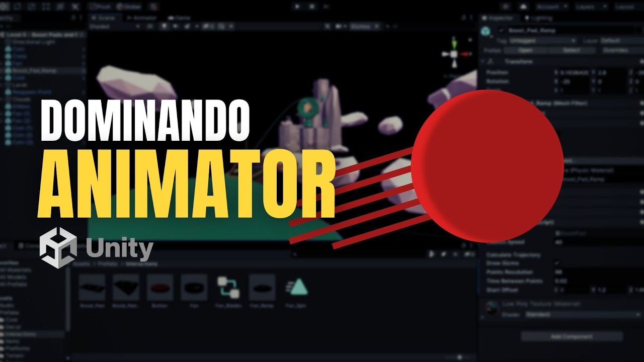 COMO CRIAR ANIMAÇÕES NA UNITY - PARTE 1
