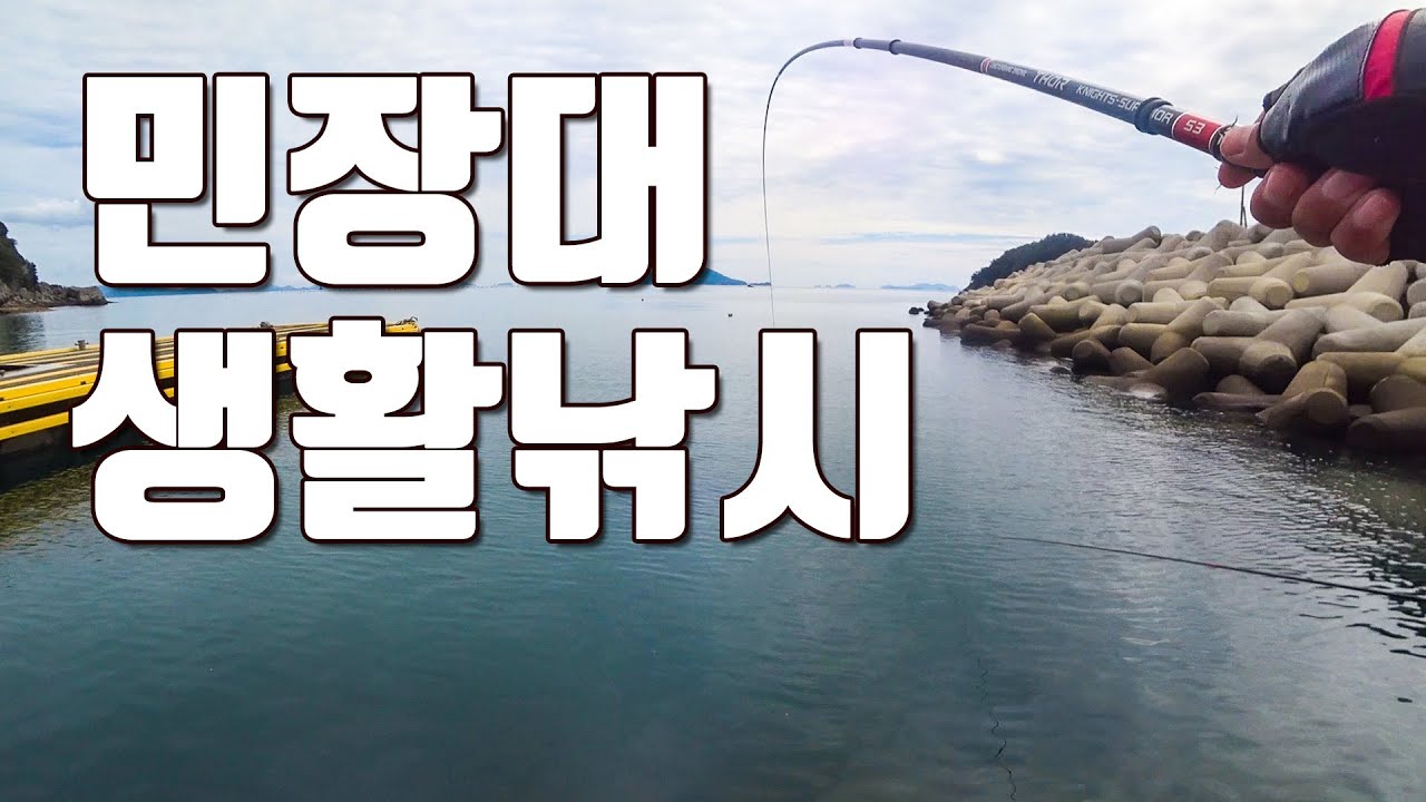 [다리tv] 사량도에서 즐기는 민장대 생활낚시!!!