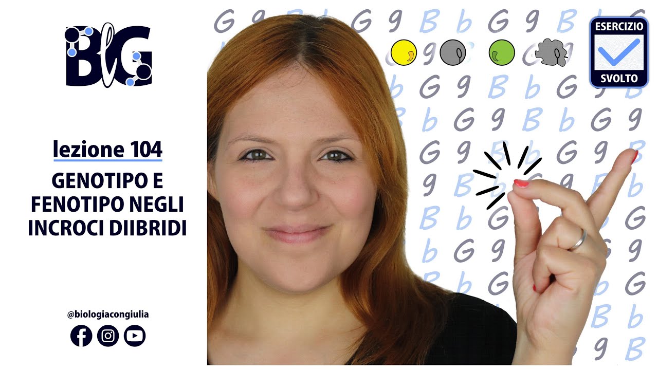 GENOTIPO e FENOTIPO negli INCROCI DIIBRIDI - Esercizi di GENETICA