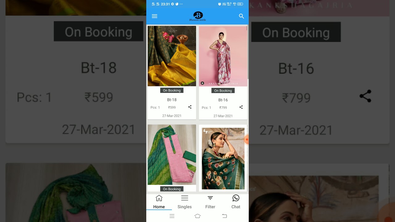 How to use bhawani textile application