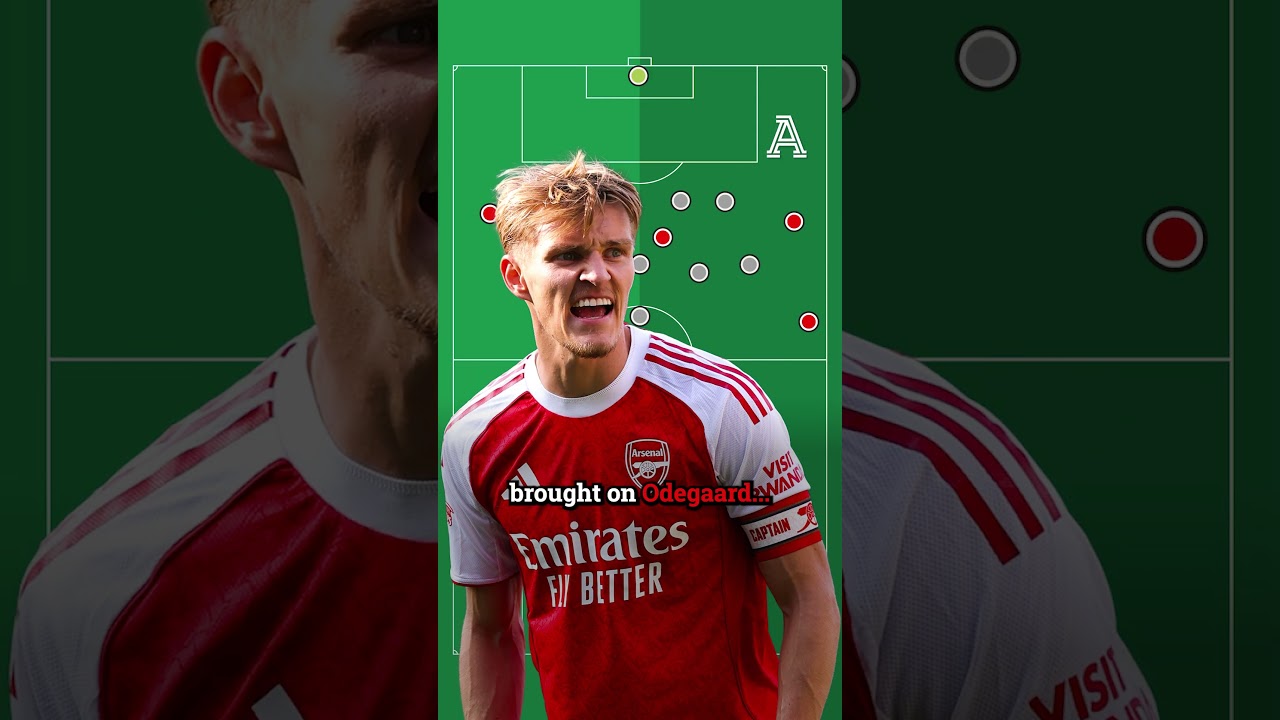 How Odegaard Changed The Game Against Newcastle | #premierleague #arsenal