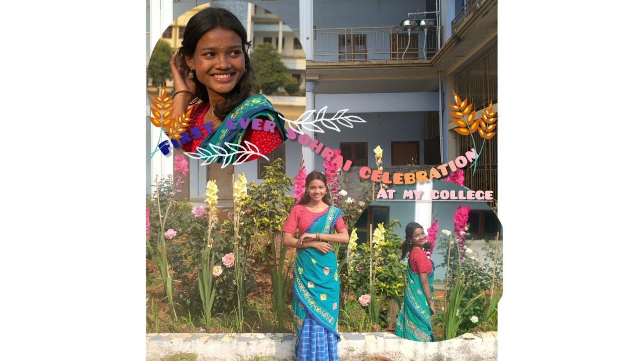 First sohrai celebration at my college.. ☺.. @priyadarshini_prity #dailyvlog #sohraivlog #trending