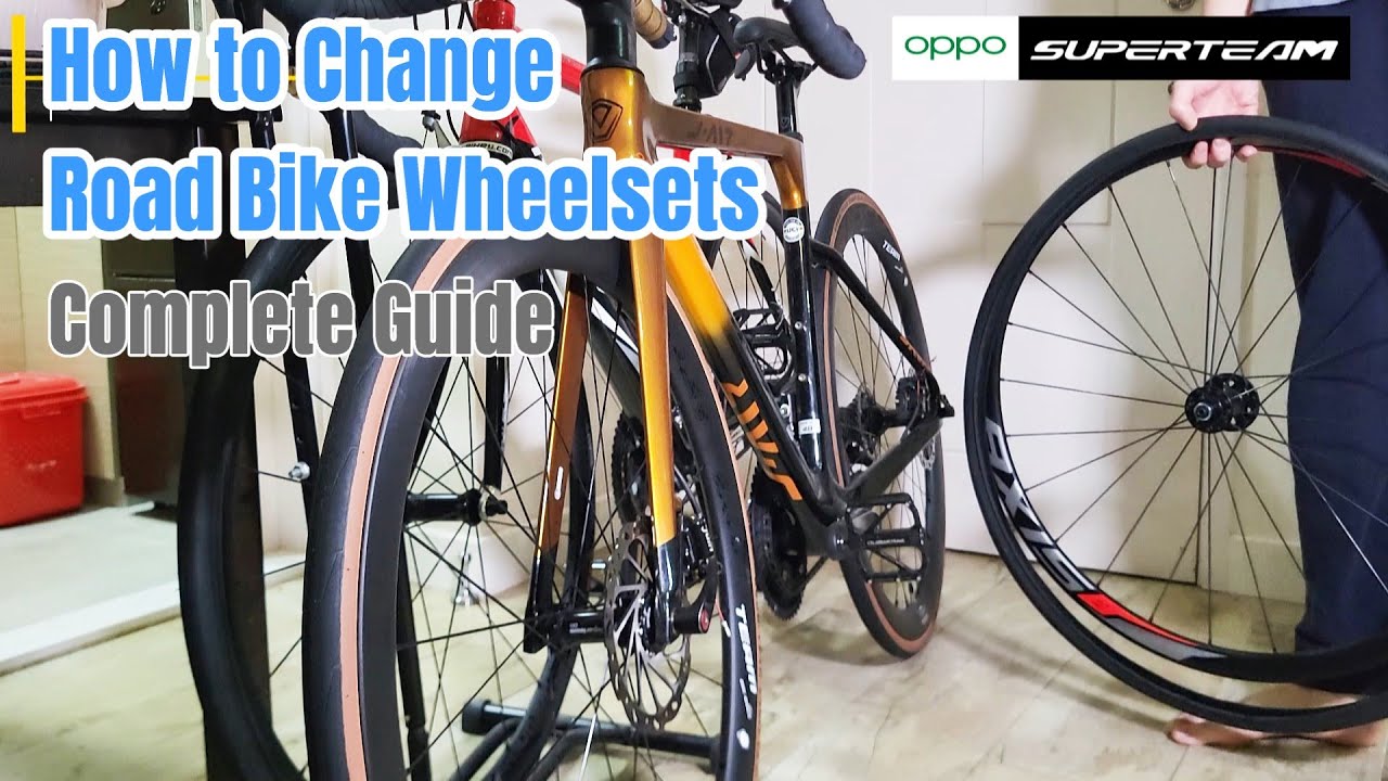 How to Change Road Bike Wheelsets (Complete Guide) Clincher Tube Type Tires, Disc & Rim Brakes
