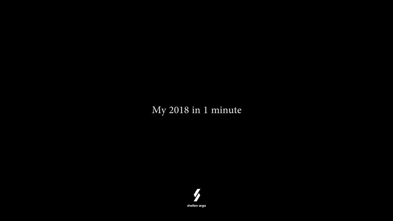 My 2018 in 1 minute | Shellen Arga