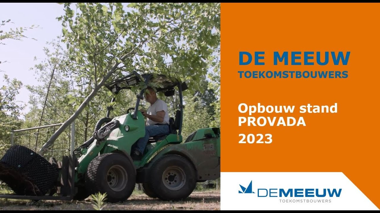 De Meeuw opbouw stand Provada 2023_Tree Mobility